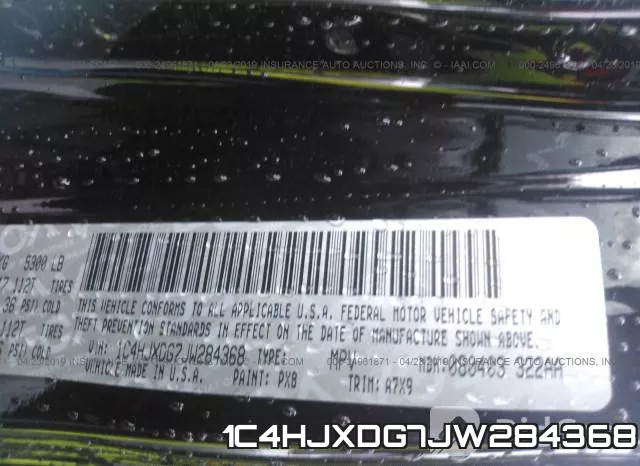1C4HJXDG7JW284368 фото 10