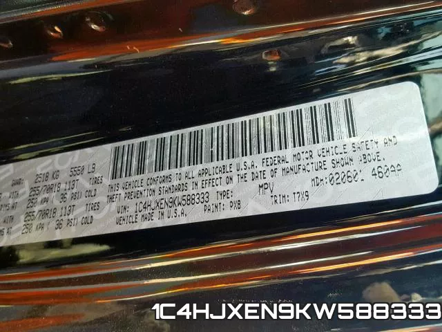 1C4HJXEN9KW588333 фото 2