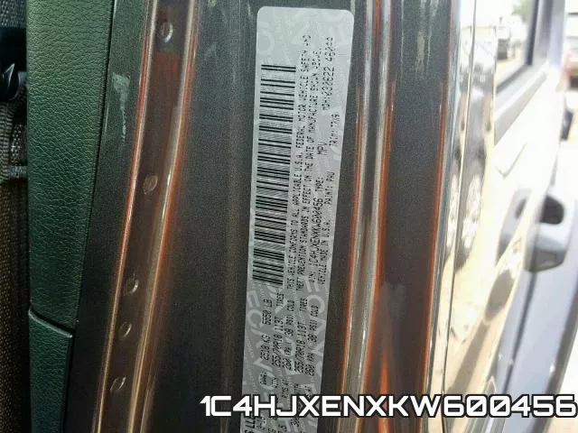 1C4HJXENXKW600456 фото 2
