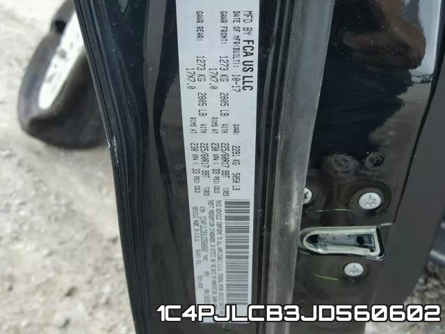 1C4PJLCB3JD560602 фото 2