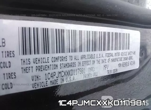 1C4PJMCXXKD117981 фото 10