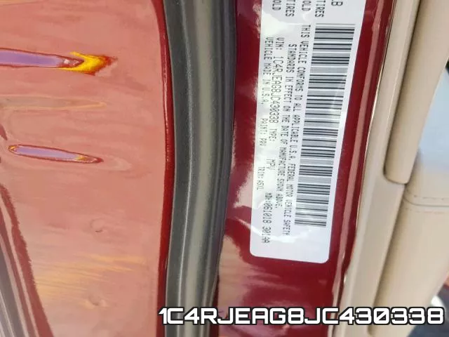 1C4RJEAG8JC430338 фото 2