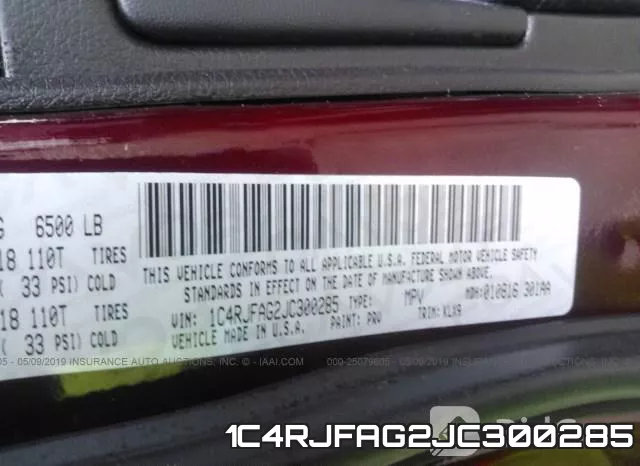 1C4RJFAG2JC300285 фото 10