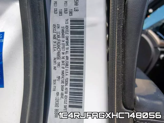 1C4RJFAGXHC748056 фото 2