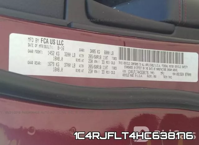 1C4RJFLT4HC638176 фото 10