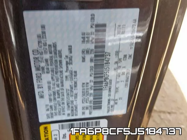 1FA6P8CF5J5184737 фото 2