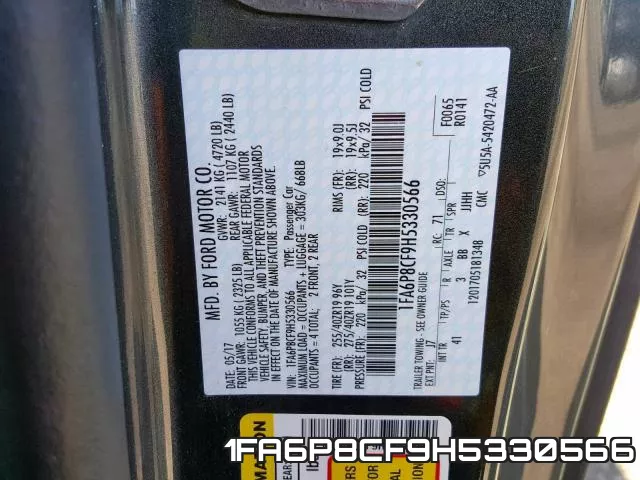 1FA6P8CF9H5330566 фото 2