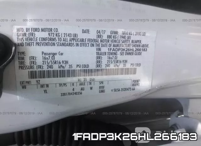 1FADP3K26HL266183 фото 10