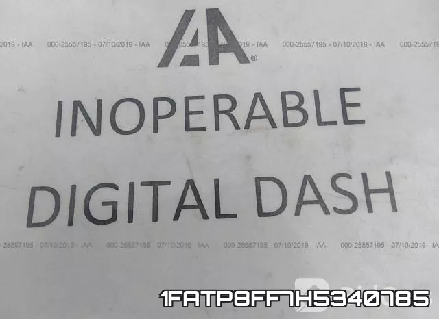1FATP8FF7H5340785 фото 8