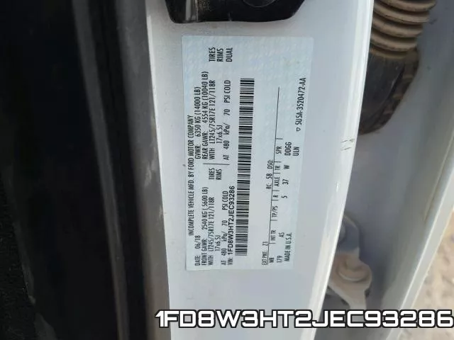 1FD8W3HT2JEC93286 фото 2