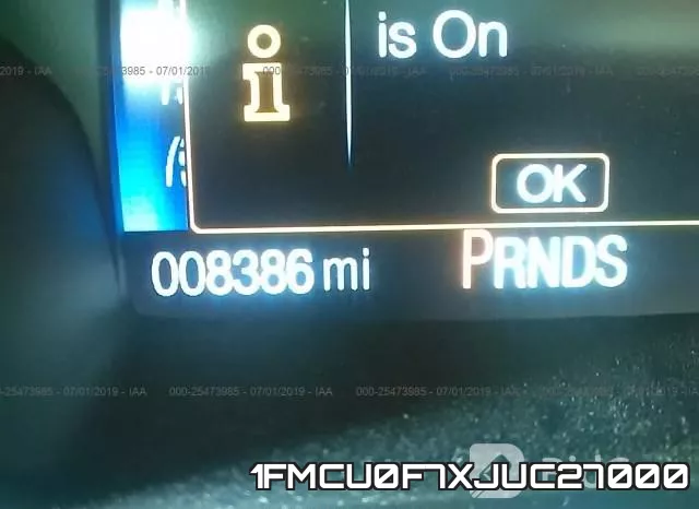 1FMCU0F7XJUC27000 фото 8