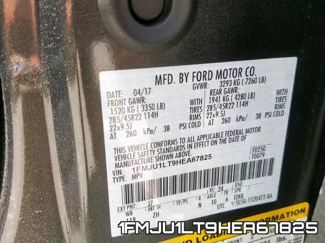 1FMJU1LT9HEA67825 фото 2