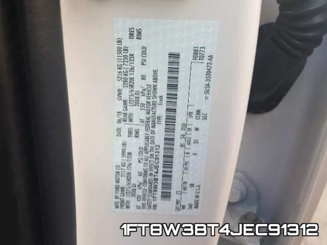 1FT8W3BT4JEC91312 фото 2