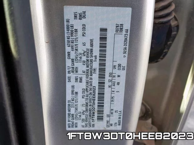 1FT8W3DT0HEE82023 фото 2
