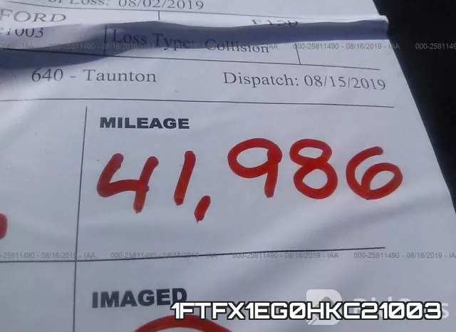 1FTFX1EG0HKC21003 фото 8