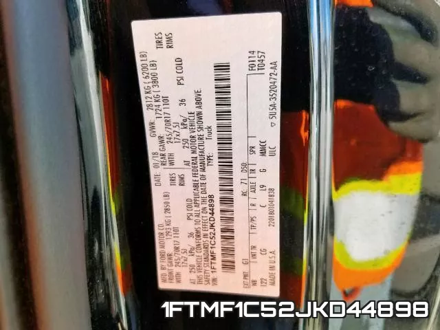 1FTMF1C52JKD44898 фото 2