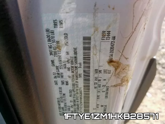 1FTYE1ZM1HKB28571 фото 2