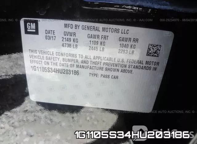 1G1105S34HU203186 фото 10