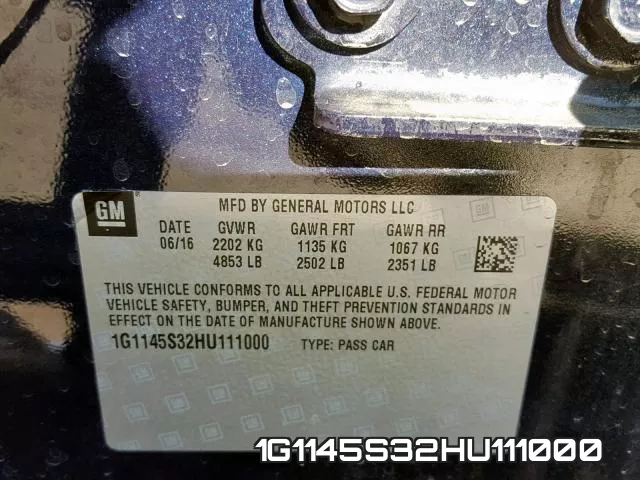 1G1145S32HU111000 фото 2
