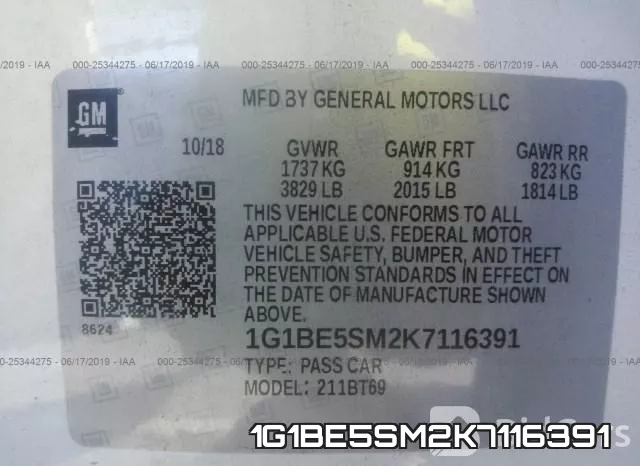 1G1BE5SM2K7116391 фото 10