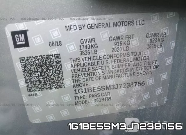 1G1BE5SM3J7238756 фото 10