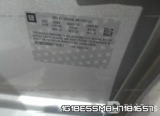 1G1BE5SM8H7181657 фото 10