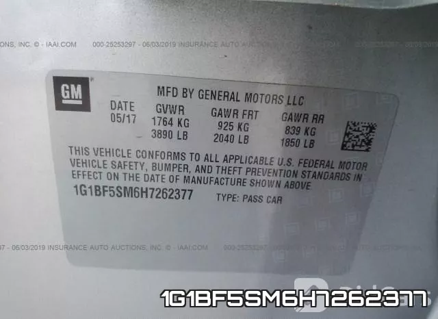 1G1BF5SM6H7262377 фото 10