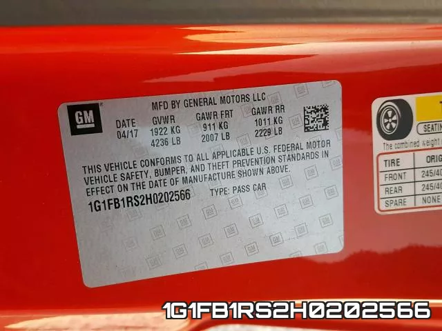 1G1FB1RS2H0202566 фото 2