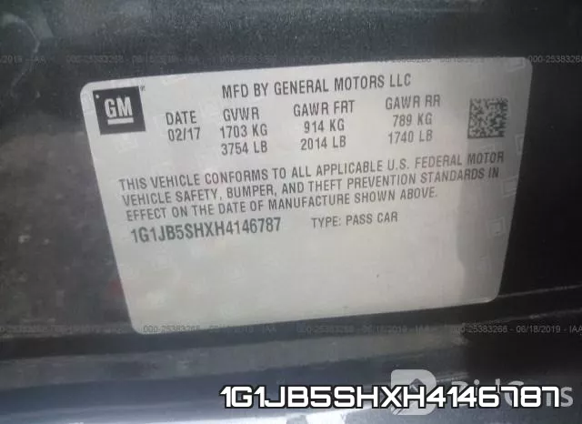 1G1JB5SHXH4146787 фото 10