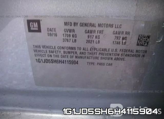 1G1JD5SH6H4115904 фото 10