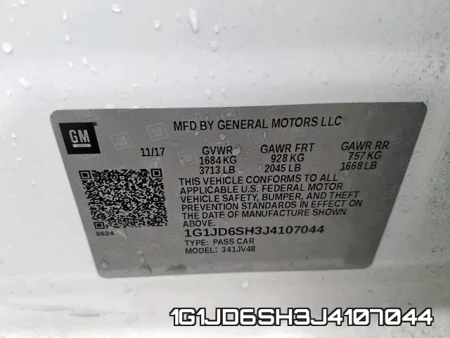 1G1JD6SH3J4107044 фото 2