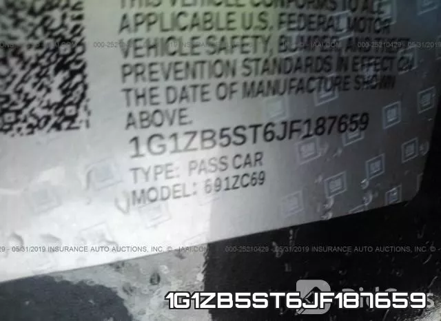 1G1ZB5ST6JF187659 фото 10