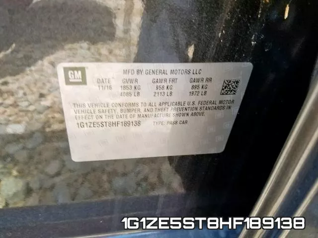1G1ZE5ST8HF189138 фото 2