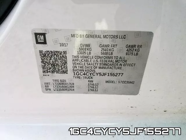 1GC4CYCY5JF155277 фото 2