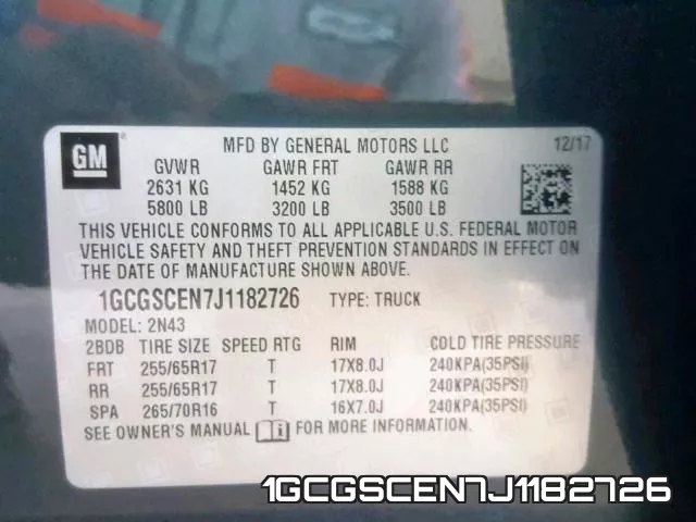 1GCGSCEN7J1182726 фото 2