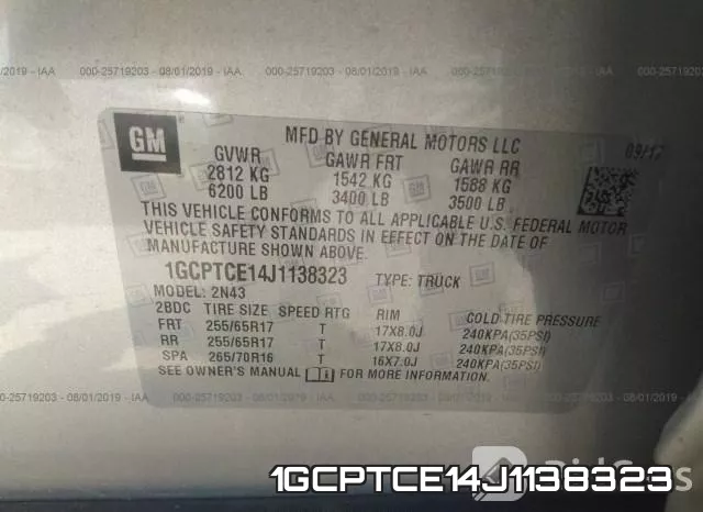 1GCPTCE14J1138323 фото 10