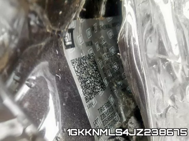 1GKKNMLS4JZ238675 фото 2