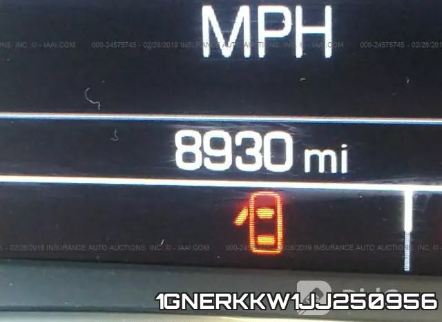 1GNERKKW1JJ250956 фото 8