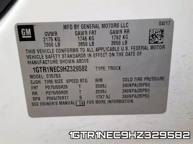 1GTR1NEC9HZ329582 фото 2