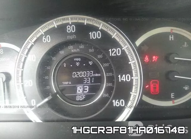1HGCR3F81HA016748 фото 8