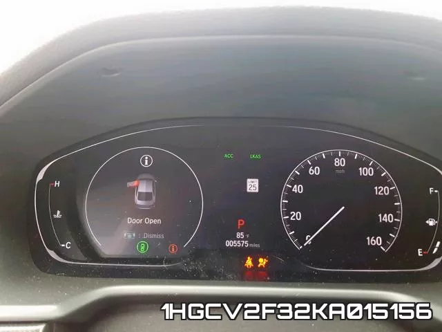 1HGCV2F32KA015156 фото 9