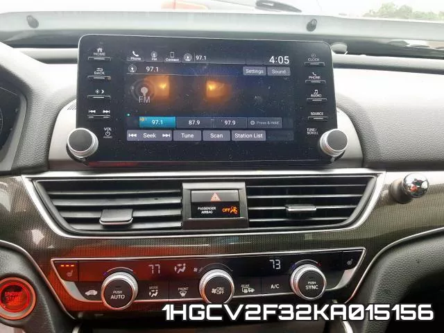 1HGCV2F32KA015156 фото 10