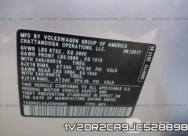 1V2DR2CA9JC528898 фото 10