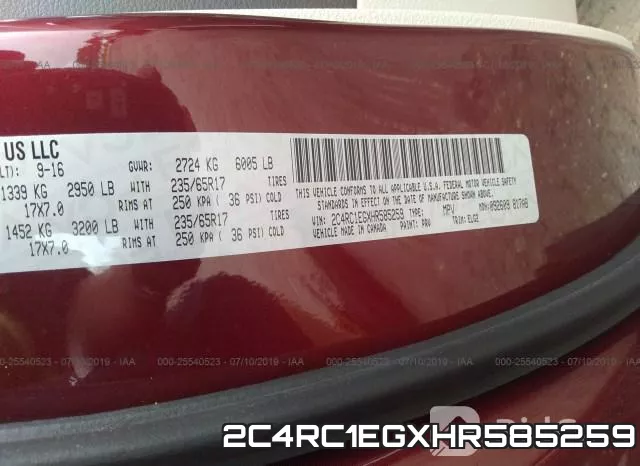 2C4RC1EGXHR585259 фото 10