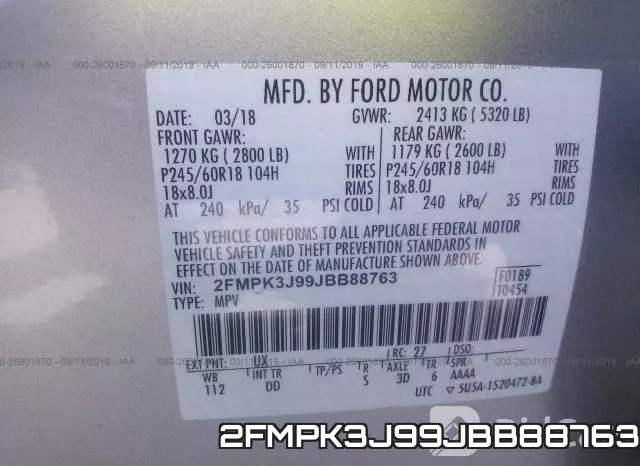 2FMPK3J99JBB88763 фото 10