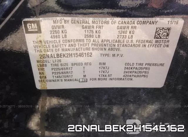 2GNALBEK2H1546162 фото 10