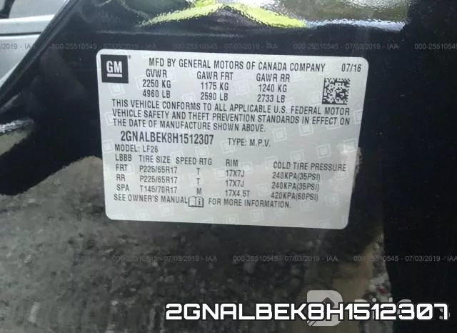 2GNALBEK8H1512307 фото 10