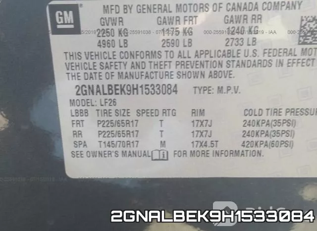 2GNALBEK9H1533084 фото 10