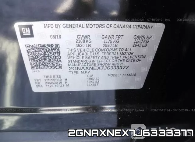 2GNAXNEX7J6333377 фото 10