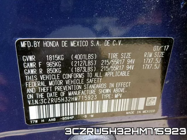 3CZRU5H32HM715923 фото 2